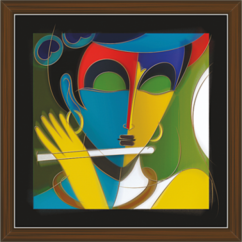 glass painting outline designs of krishna