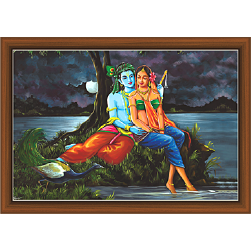 Radha Krishna Paintings (RK-9328)